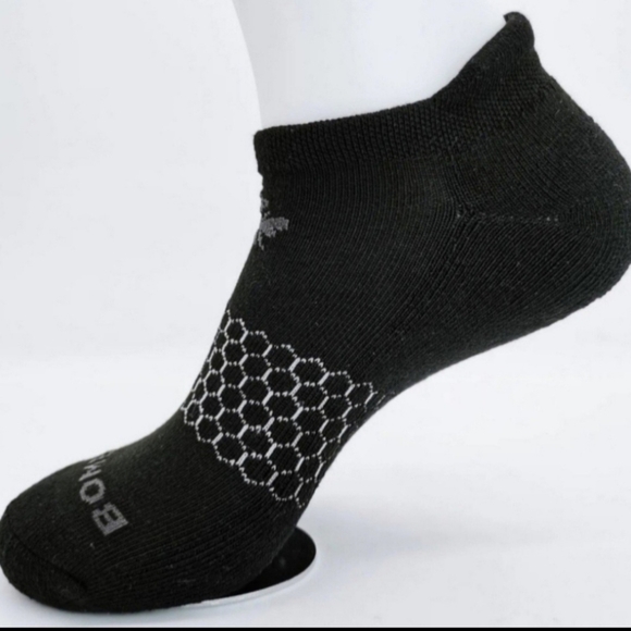 Bombas Ankle Socks Small 6 Pair Womens Honeycomb Black/Grey BNWT - Picture 2 of 14